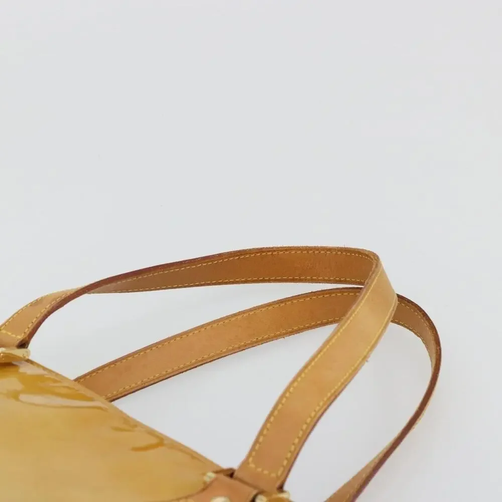Louis Vuitton Monogram Vernis Houston Handbag Beige